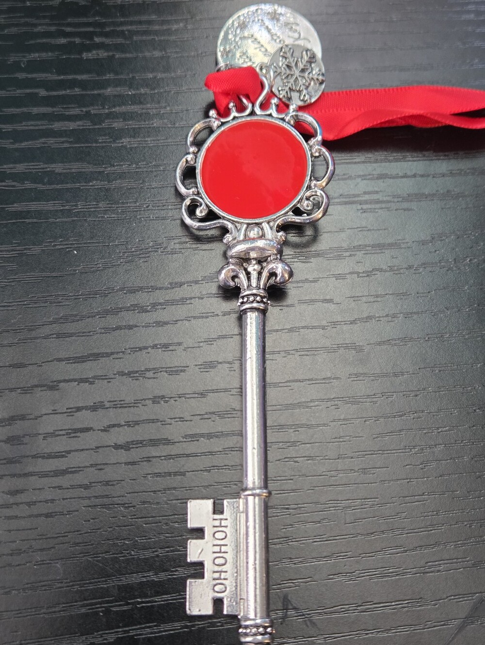 Magic Key Ornament Tag with Red Ribbon - Picture 3 of 5